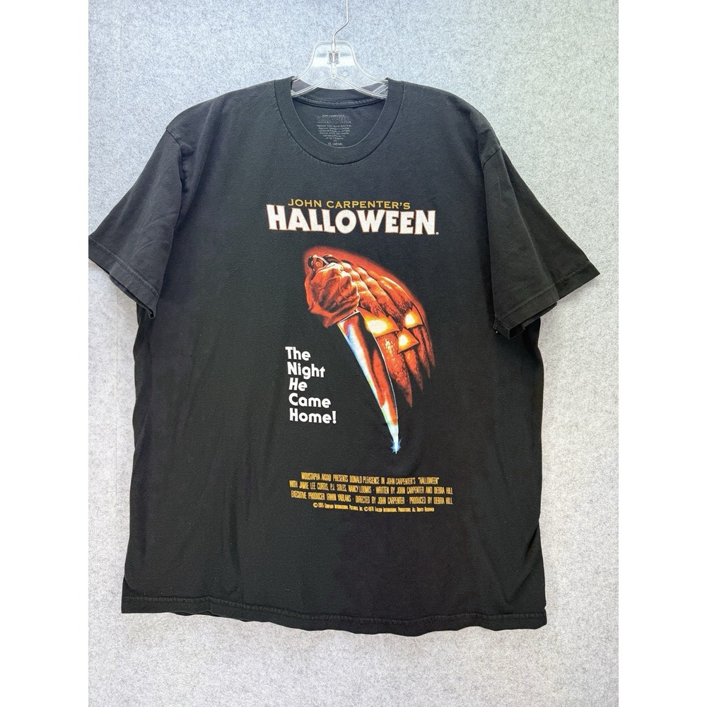 Halloween The Night He Comes Home BLK T-Shirt Size XL